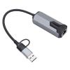 PUSOKEI USB-C to RJ45 2.5G Network Adapter for Laptops view 2