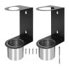 2-Piece Metal Funnel Holder with Stainless Steel Cups for Automotive Maintenance view 1