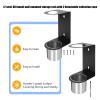 2-Piece Metal Funnel Holder with Stainless Steel Cups for Automotive Maintenance view 3