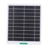 Tosuny 5V 5W Solar Charger with DC5521 Connector | High-Efficiency Panel for Ring Security Camera Doorbells (WHITE) view 3