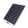 Tosuny 5V 5W Solar Charger with DC5521 Connector | High-Efficiency Panel for Ring Security Camera Doorbells (WHITE) view 4