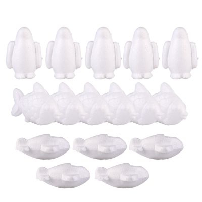 DIY Foam Models, White, 15 Pieces, Christmas Party