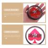 Kisangel 75 mm Large Acrylic Double-Sided Poker Dealer Button view 3