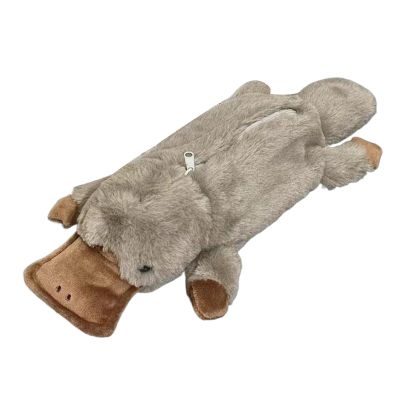 hindraem Plush Platypus Pencil Case, 27 x 12 cm