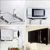 Hemobllo Extendable, Space-Saving Folding Wall-Mounted Stainless Steel Microwave Rack view 4