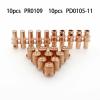 20-Piece Plasma Cutting Torch Electrode PR0109 & Nozzle PD0105-11 Set for Trafimet A81 view 2