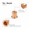 20-Piece Plasma Cutting Torch Electrode PR0109 & Nozzle PD0105-11 Set for Trafimet A81 view 3