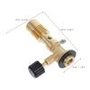 PRETYZOOM Portable Brass Bunsen Burner with Secure Seal view 2