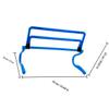 Beavorty World Cup Celebration and Soccer Party Decor Removable PP Training Hurdles with Stable Base for Agility and Endurance Training view 2