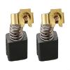 Carbon Brushes 6 x 9 x 11.5 mm for 4304, 4305, 6310, 6825, HP2050, BO5001 Drills and Grinders, Compatible with CB406, CB407, CB418, 2-Piece view 2