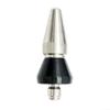 Stainless Steel Nozzle for 1/4-Inch Pressure Washer Hose, Drain Cleaner, Silver/Black, 61 mm (Small) view 1