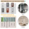 Wetsfgdg PVC Folding Door, Interior Room Divider with Acrylic, W195 × H195 cm view 3