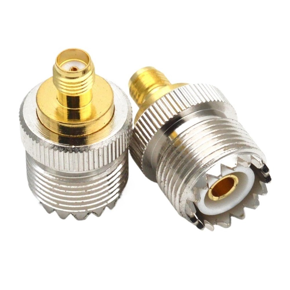 1PC SO-239 (UHF Female) to SMA Female RF Coaxial Adapter, Straight Copper