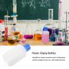 Hemobllo 5-Pack 250 mL Square Plastic Chemical Reagent Bottles with Wide Mouth and Tight-Sealing Caps view 3