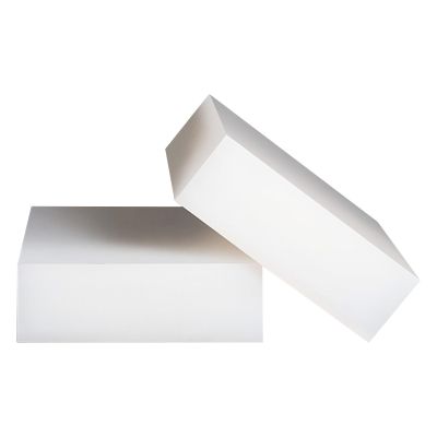 Rubber Vibration Dampers, Silicone Rubber Sheet, White, 200 x 200 mm, 3-Pack, 1 mm Thick