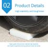Rubber Vibration Dampers, Silicone Rubber Sheet, White, 200 x 200 mm, 3-Pack, 1 mm Thick view 3