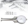 Keenso Internal Caliper, Aluminum Alloy Measuring Tool with 8 Replacement Heads for 30–62 mm Inner Diameters view 2