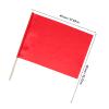 Tofficu 4-Pack Checkered Referee Flags, Polyester and Wood, 30 x 40 cm view 2