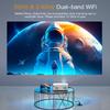 VOPLLS Smart Projector, 1080p Full HD, 30,000 Lumens, 4K Support, Wi-Fi 6, Bluetooth view 2