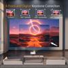 VOPLLS Smart Projector, 1080p Full HD, 30,000 Lumens, 4K Support, Wi-Fi 6, Bluetooth view 4