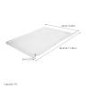 TIDTALEO Electric Oven Drip Pans, 15 L, Rectangular Iron, Heat-Resistant Nonstick, 2-Pack view 2