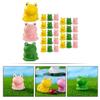 HOMOCONO 30-Piece Cute Resin Frog Figurines, Miniature Ornaments for DIY Crafts and School Rewards view 3