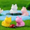 HOMOCONO 30-Piece Cute Resin Frog Figurines, Miniature Ornaments for DIY Crafts and School Rewards view 4