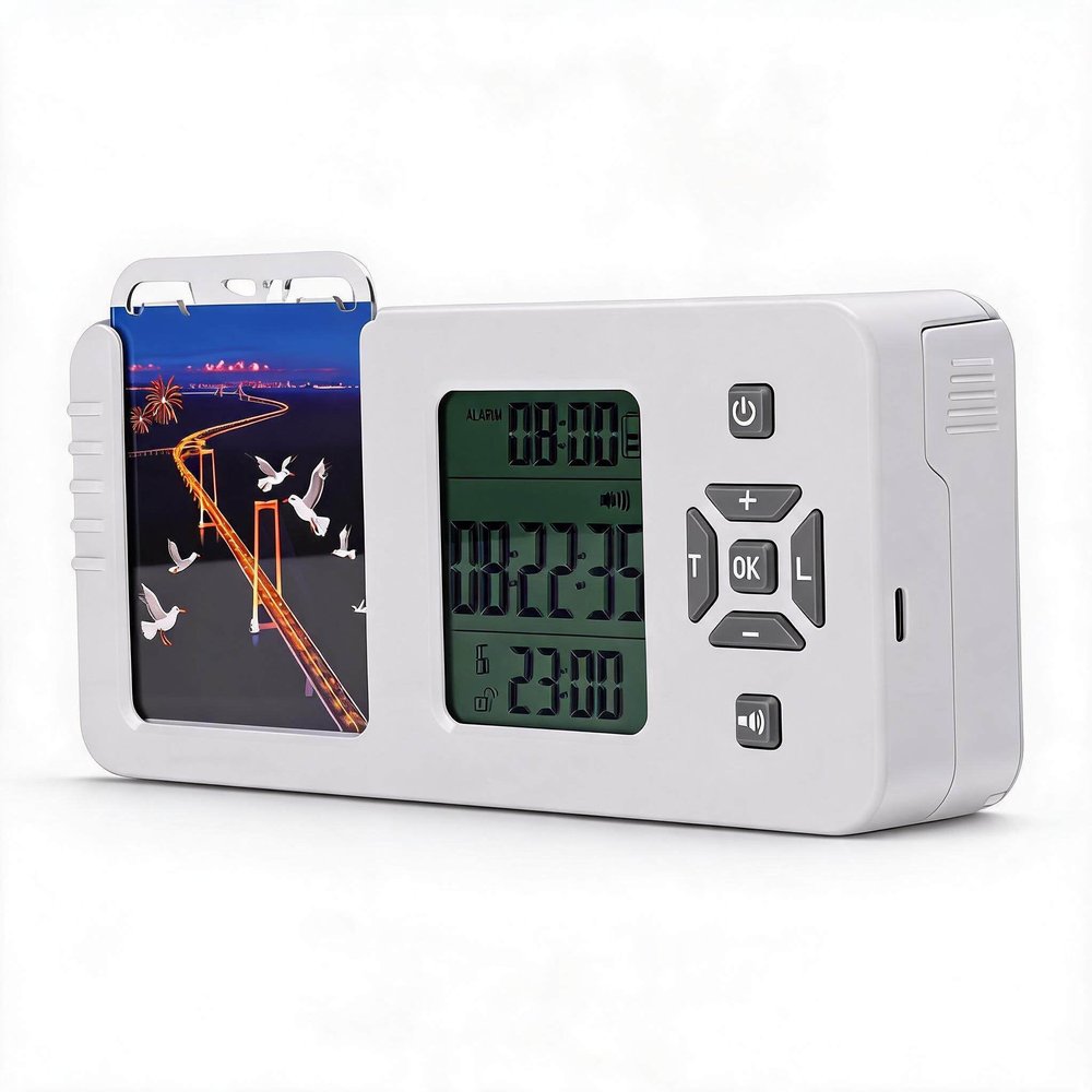 Dpofirs Timed Lock Box for Smartphones with LED Timer Display