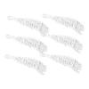 XIUsheUA 6-Piece White Cotton Snooker Table Pocket Nets view 1