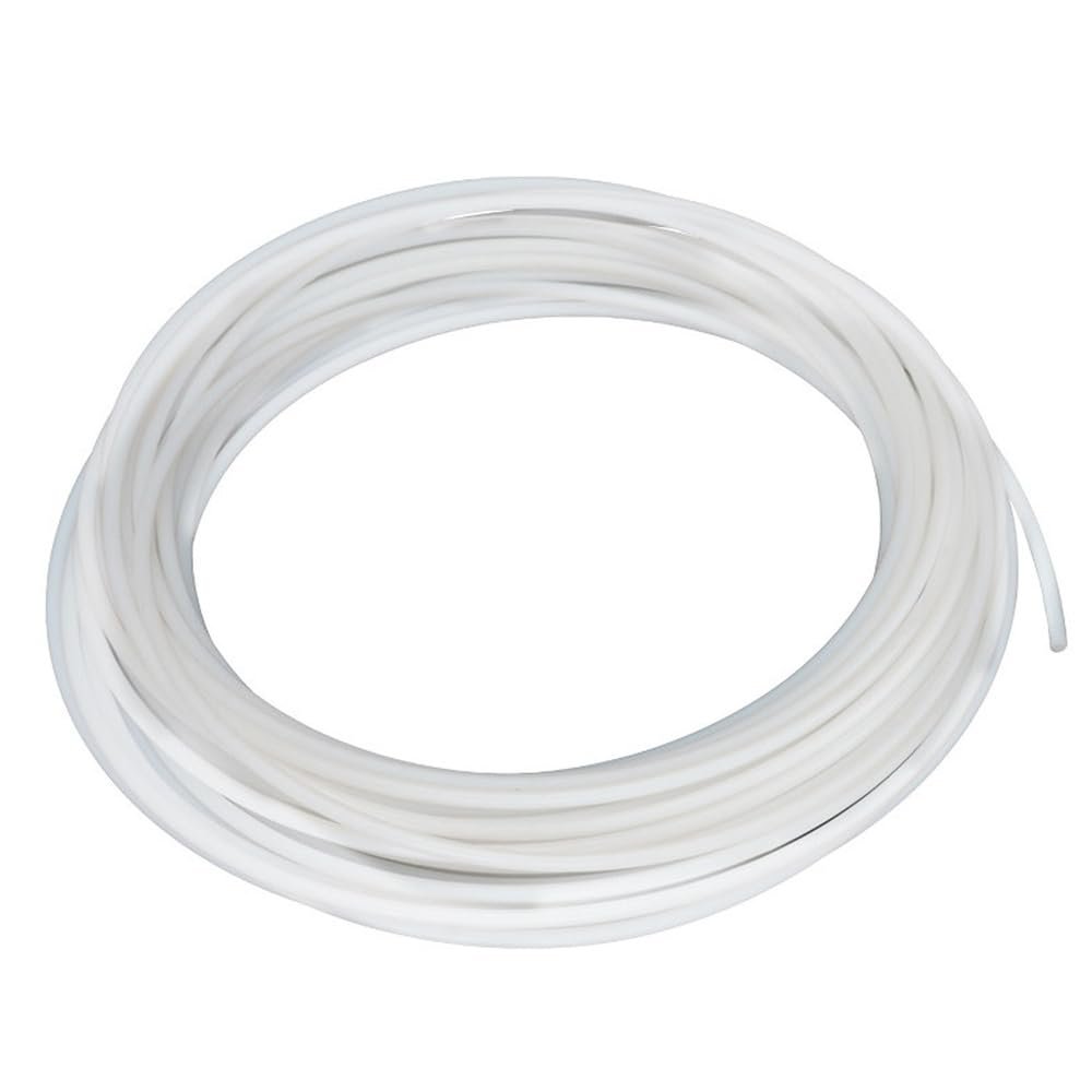 ALMLNLL Solid PTFE Round Cord, 12.5 mm Diameter, White Teflon Cord, Meter Length, for Machine Maintenance and Workshop Use, 1 (1 mm)