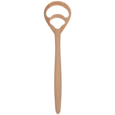 PAMINGONO Wooden Dough Whisk for Bread Dough Mixing, Brown, Reusable