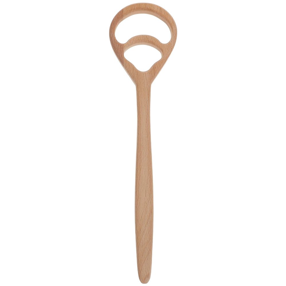 PAMINGONO Wooden Dough Whisk for Bread Dough Mixing, Brown, Reusable