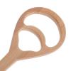 PAMINGONO Wooden Dough Whisk for Bread Dough Mixing, Brown, Reusable view 3