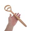 PAMINGONO Wooden Dough Whisk for Bread Dough Mixing, Brown, Reusable view 4
