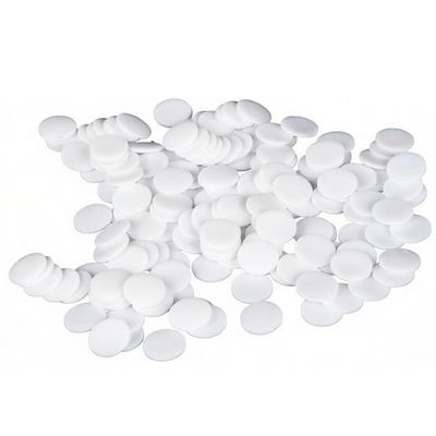 ALMLNLL PTFE Sealing Discs, 50 Pieces, Solid Round Discs, 8 × 0.5 mm to 3 mm, 2 (8 × 2 mm)
