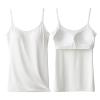 Opilroyn Women's Sleeveless T-Shirt with Built-In Bra view 1