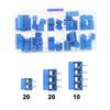 Vibsky 50-Pack 50 mm Pitch PCB Screw Terminal Blocks, 234-Pole, 150 V, 6 A, Plugs for Arduino, Raspberry Pi GPIO and DAQ view 2