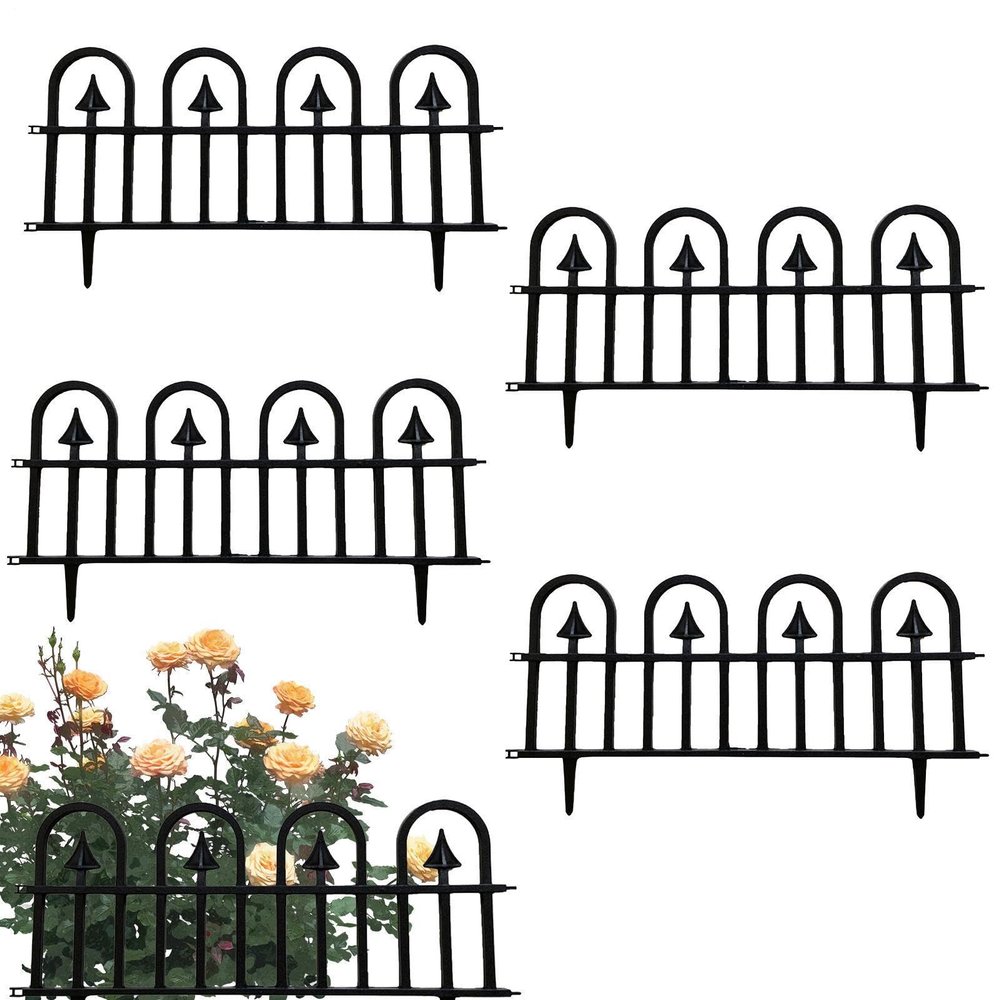 Garden Fence, 5 Decorative Panels for Garden Borders