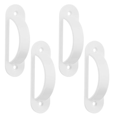 GALPADA White Light Switch Cover with Locking Mechanism, Plastic, 4-Pack