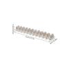 20 White 12-Position Dual-Row Screw Terminal Blocks view 2