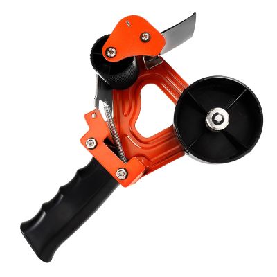 FRCOLOR Handy Tape Dispenser for 60 mm Tape, Stainless Steel and Iron, with Cutter