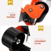 FRCOLOR Handy Tape Dispenser for 60 mm Tape, Stainless Steel and Iron, with Cutter view 3