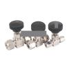 1-Piece 1/4 in. O.D. Tube 304 Stainless Steel Shutoff Flow-Control Needle Valve Compression Fitting view 1
