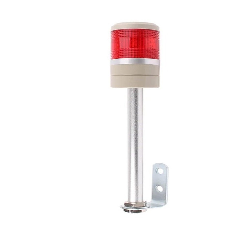 DC 12V/24V Industrial Multi-Layer Warning Signal Stack Light, 110V/220V Steady/Flashing, 2-Layer Steady, 24V DC Tungsten Bulb