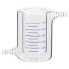 100 mL Double-Wall Borosilicate Glass Beaker for Temperature Control view 1
