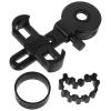 DIYEAH Black Plastic Binocular Tripod Mount with Precise Alignment and Fast Mounting for Camping and Hiking, Fits 26–43.5 mm Eyepieces view 1