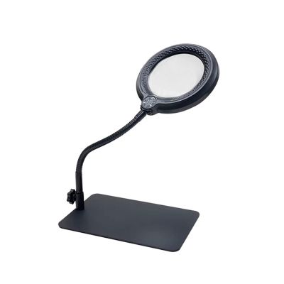10X Magnifying Lamp with 90 Energy-Efficient LEDs and Strong Clamp Base