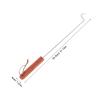 minkissy Meat Turner with Iron Grill Hook and Wooden Handle view 2