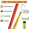 18 m Epoxy Resin Height Measuring Rod with Hook view 2