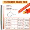18 m Epoxy Resin Height Measuring Rod with Hook view 4